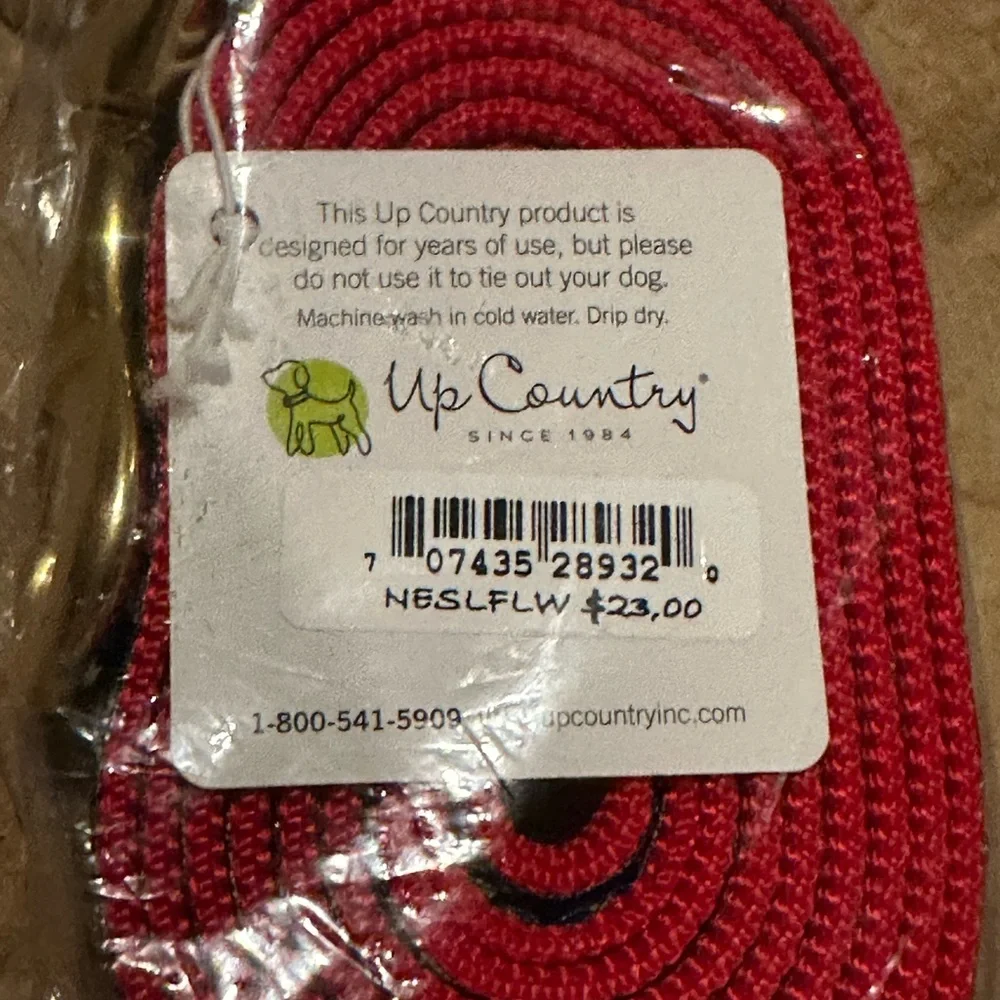 UP COUNTRY dogs Green Market Bamboo Collection Two Collars and Two Leashes